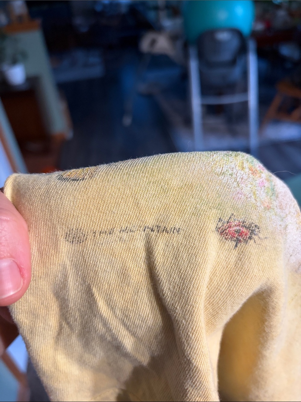 Vintage The Mountain Yellow Cat Graphic Short Sleeve Tee - Picture 6 of 6